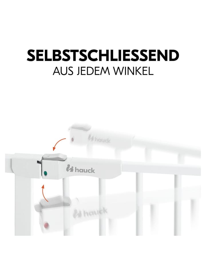 Hauck Türschutzgitter inkl. Verlängerung Clear in weiss günstig kaufen onesize
