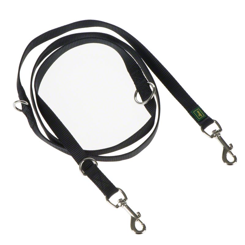Sparset HUNTER Hundeleine + Halsband Vario Basic schwarz | bitiba