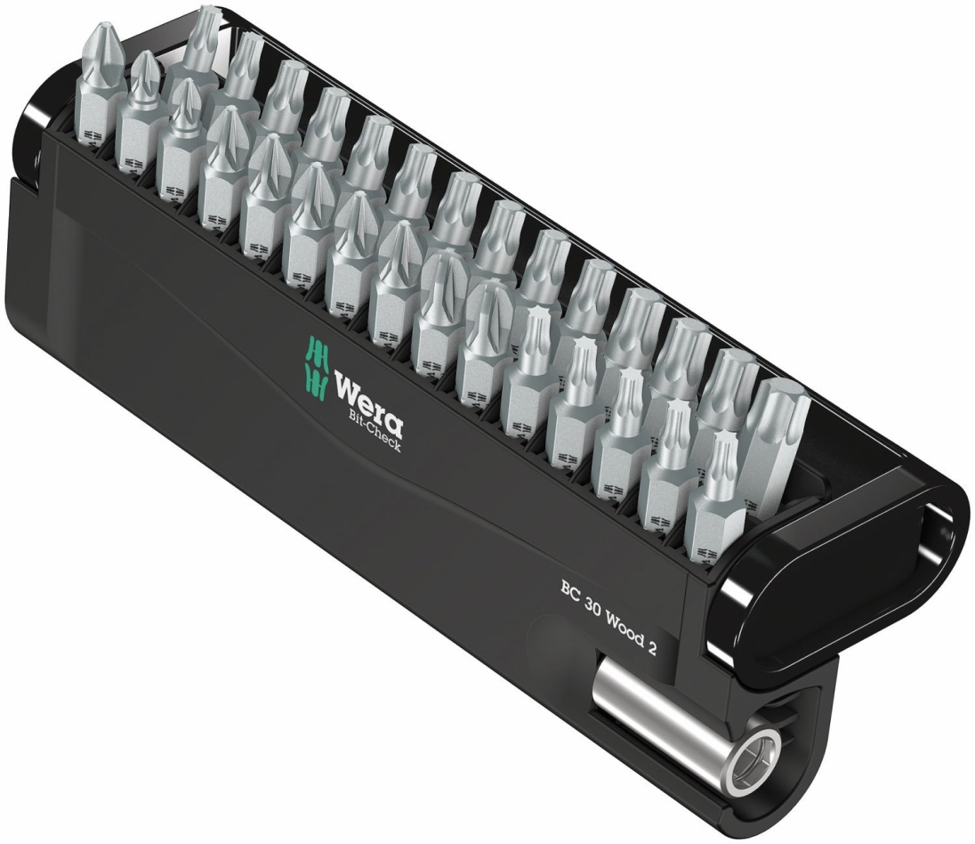 Wera 05057432001 Bit-Check 30 Legno 2, 30 pezzi