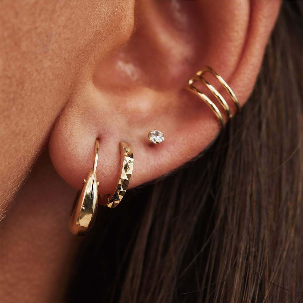 Isabel Bernard Le Marais Créoles - Or 585 / Or 14 carats Boucles d'oreilles
