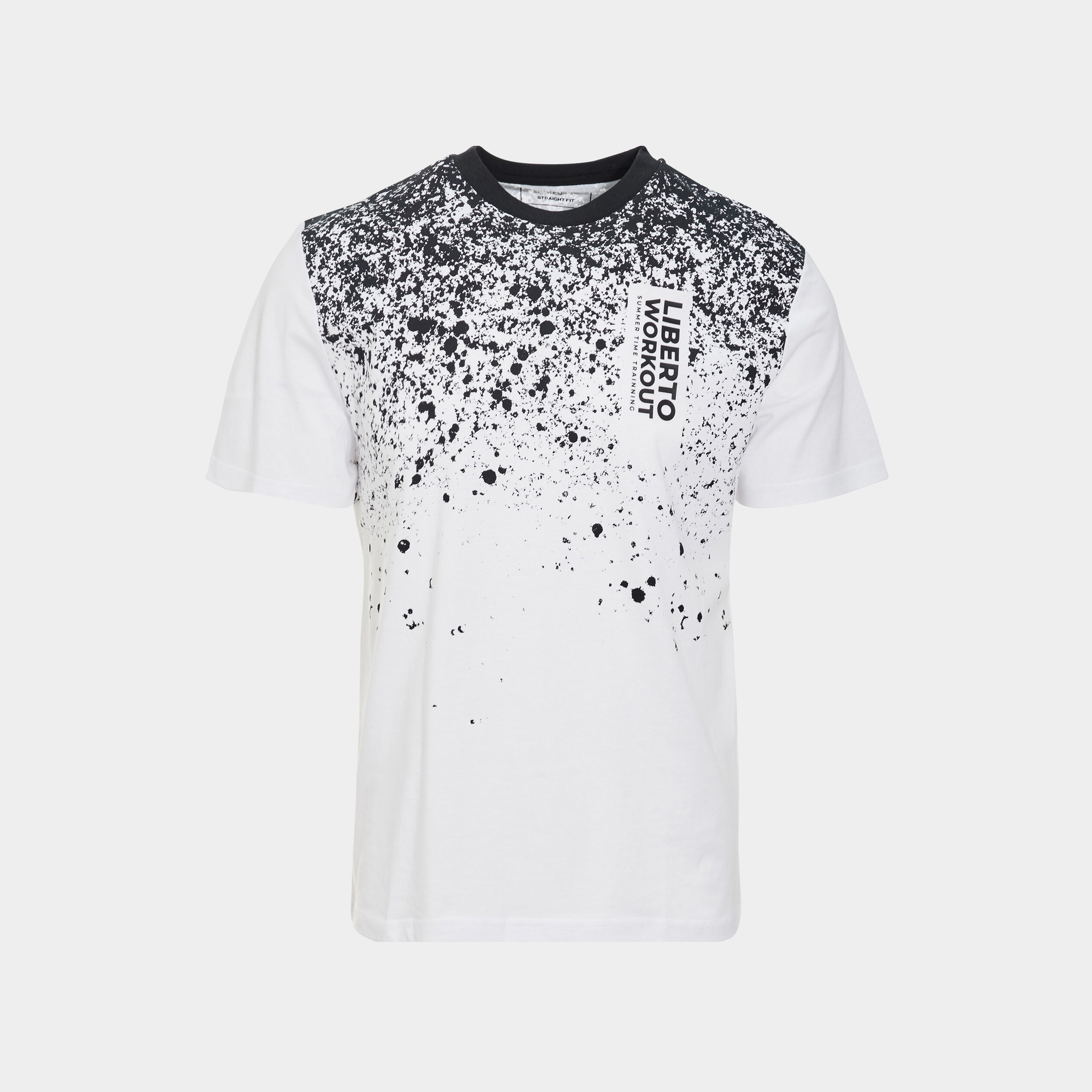 T-shirt manches courtes Liberto blanc homme | La Halle
