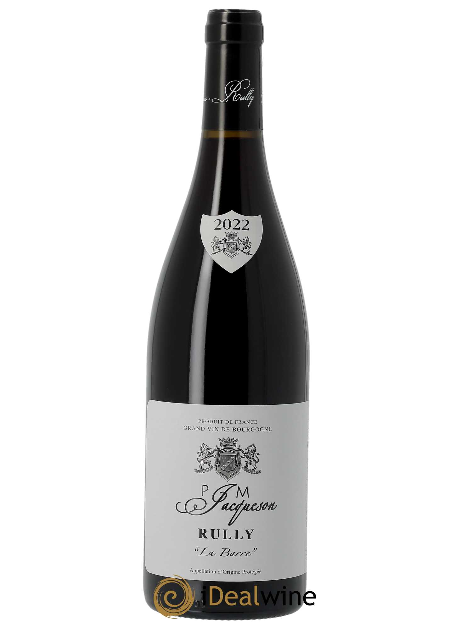 Rully La Barre Paul & Marie Jacqueson  2022 - Lot de 1 Bouteille
