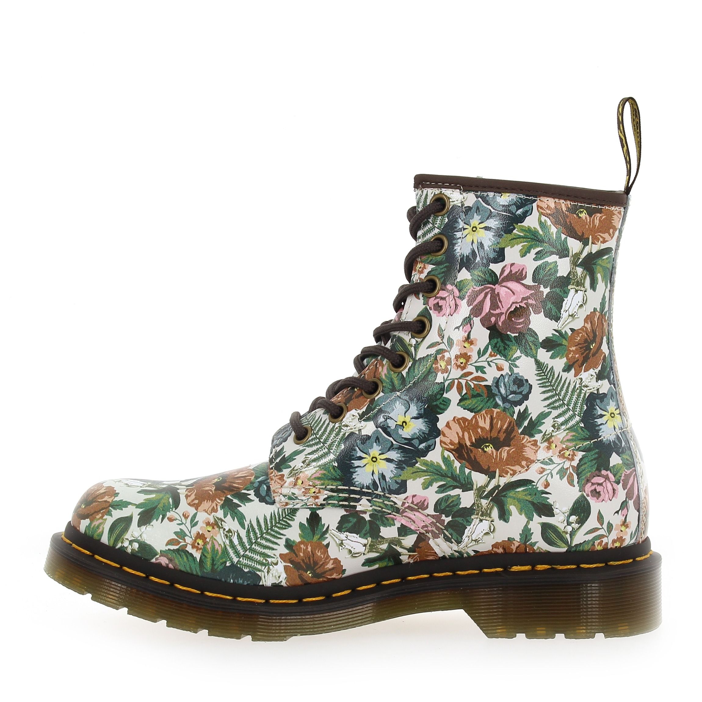 Dr Martens  1460 ENGLISH GARDEN PRINT - Multi Vert