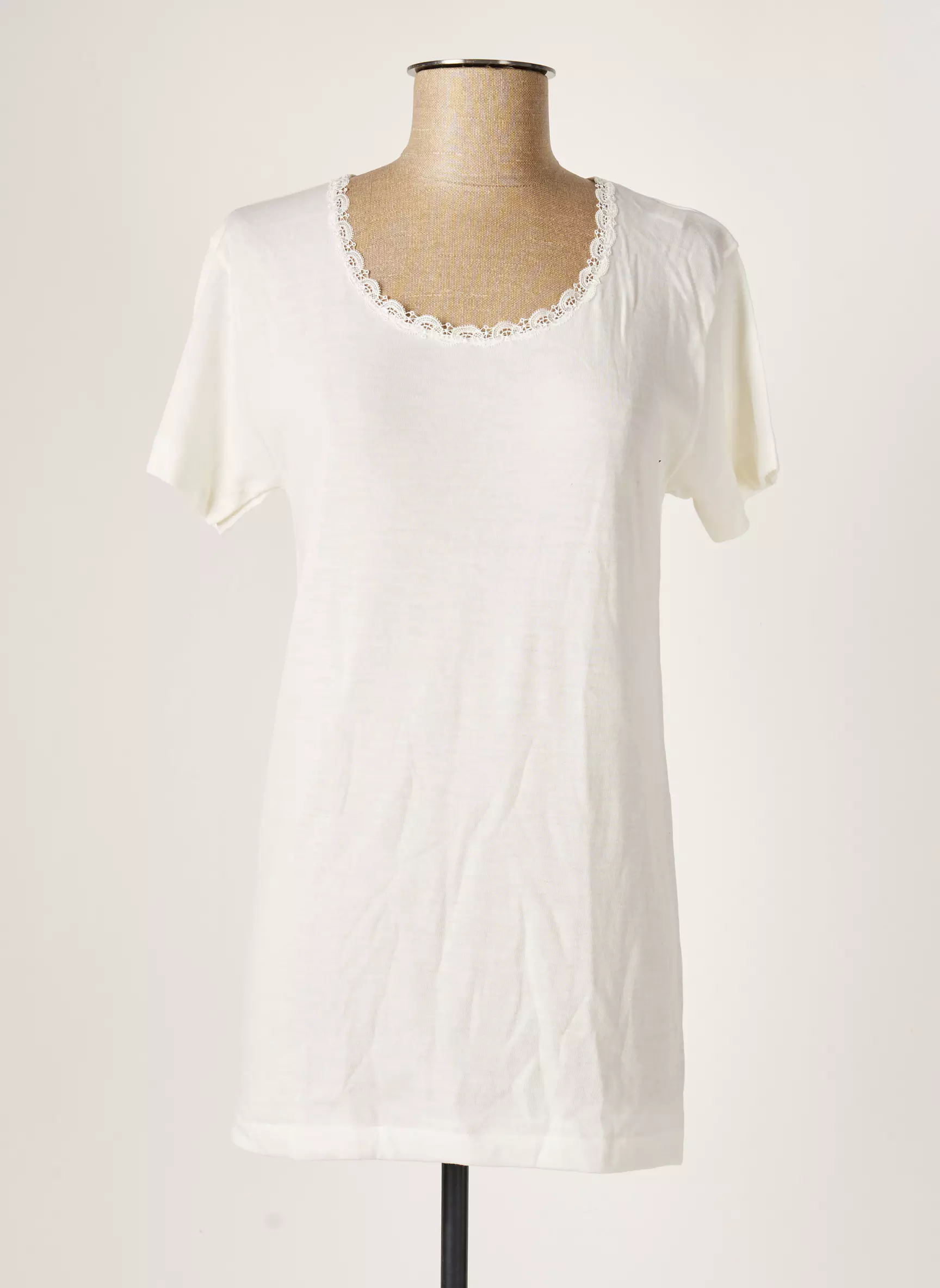 Ghiro Tshirts Femme couleur beige