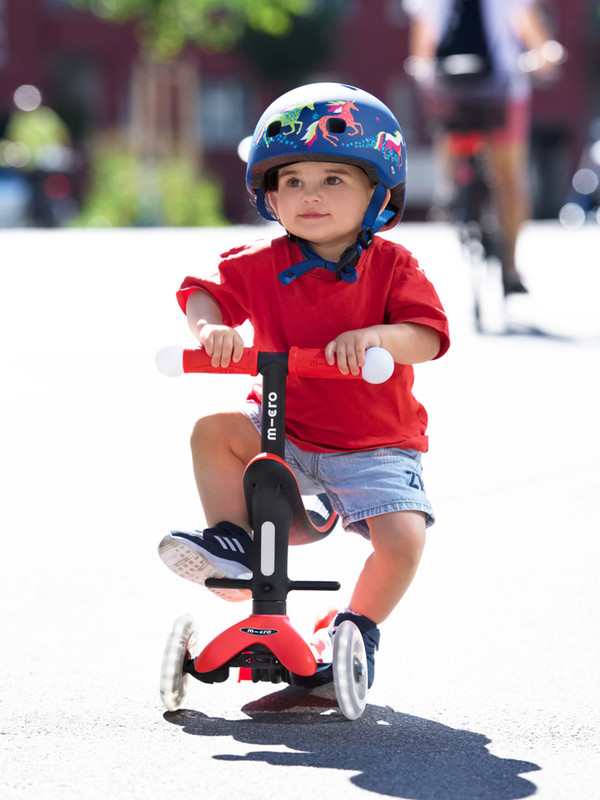 Trottinette 3 Roues - 3en1 Révolution Rouge