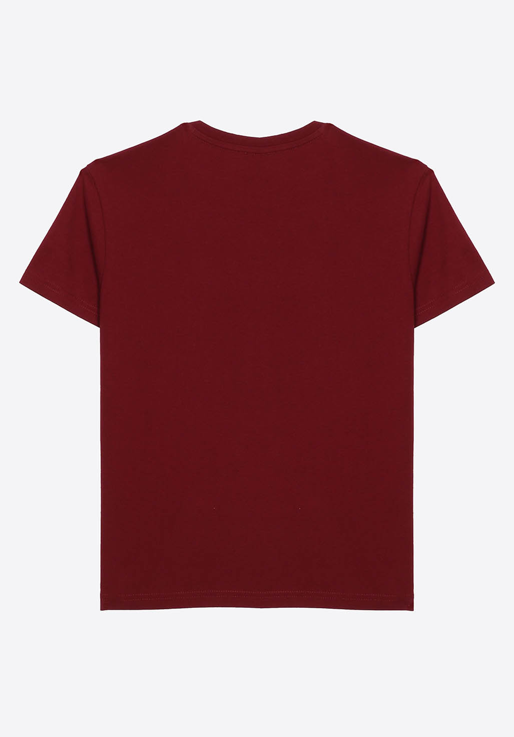 EDDY   T-shirt bordeaux Garçon 100% coton
