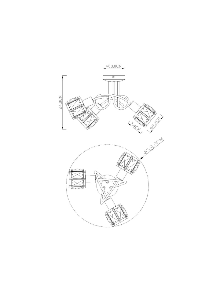 Globo lighting Deckenleuchte 