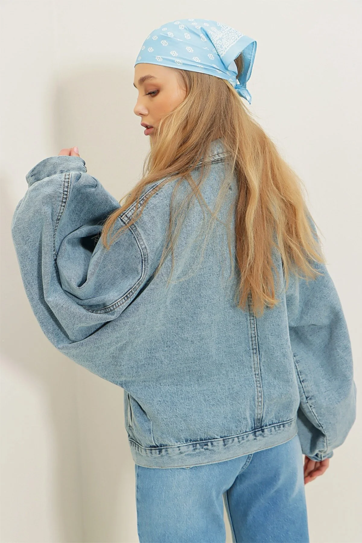 Trend Alaçatı Stili  Jacke - Blau - Regular Fit