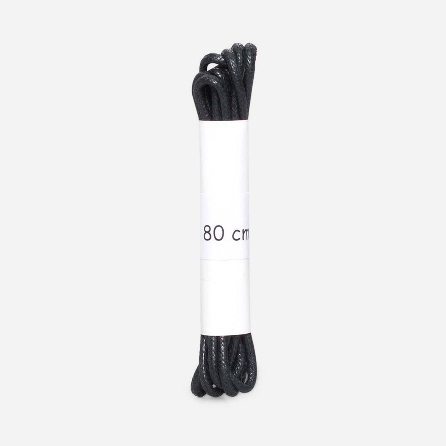Lacets ronds 80cm noirs