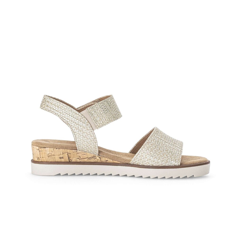 Gabor comfort Keilsandalette beige