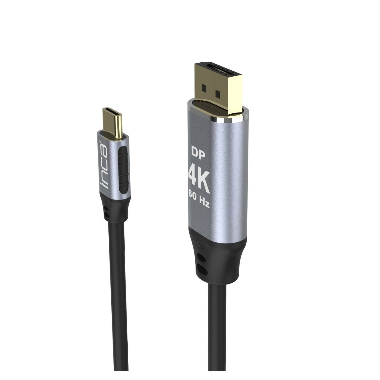 Inca 4K HDMI-Kabel: High-Definition Bildübertragung (60 Hz), Typ-C zu DisplayPort, Goldspitzen