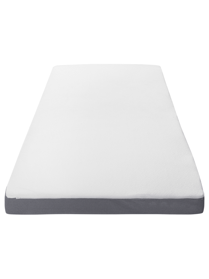 Beliani Topper COMFY in Grau/Weiß - (W) 90 x (H) 6 x (L) 200 cm günstig kaufen onesize