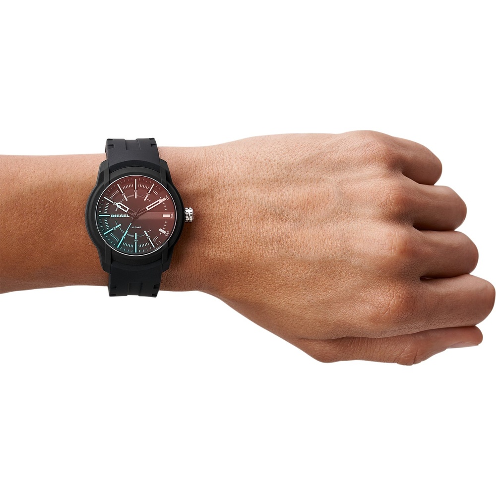 Diesel Montre pour hommes Caoutchouc Montre