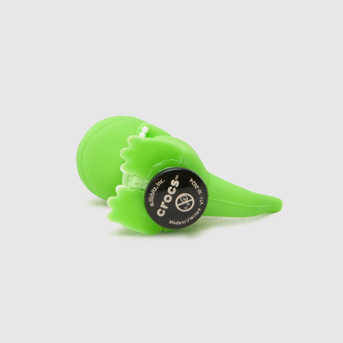 Crocs zöld jibbitz 3D dino