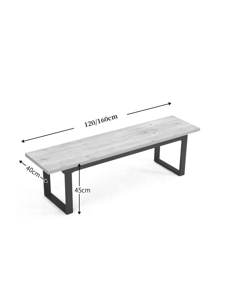 B&D Home Sitzbank LEA in Eiche günstig kaufen