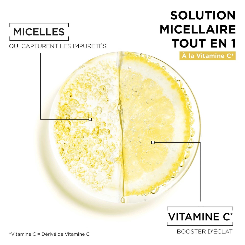 garnier Skin Active Solution Micellaire Tout en1 Solution Micellaire Tout En 1 Vitamine C