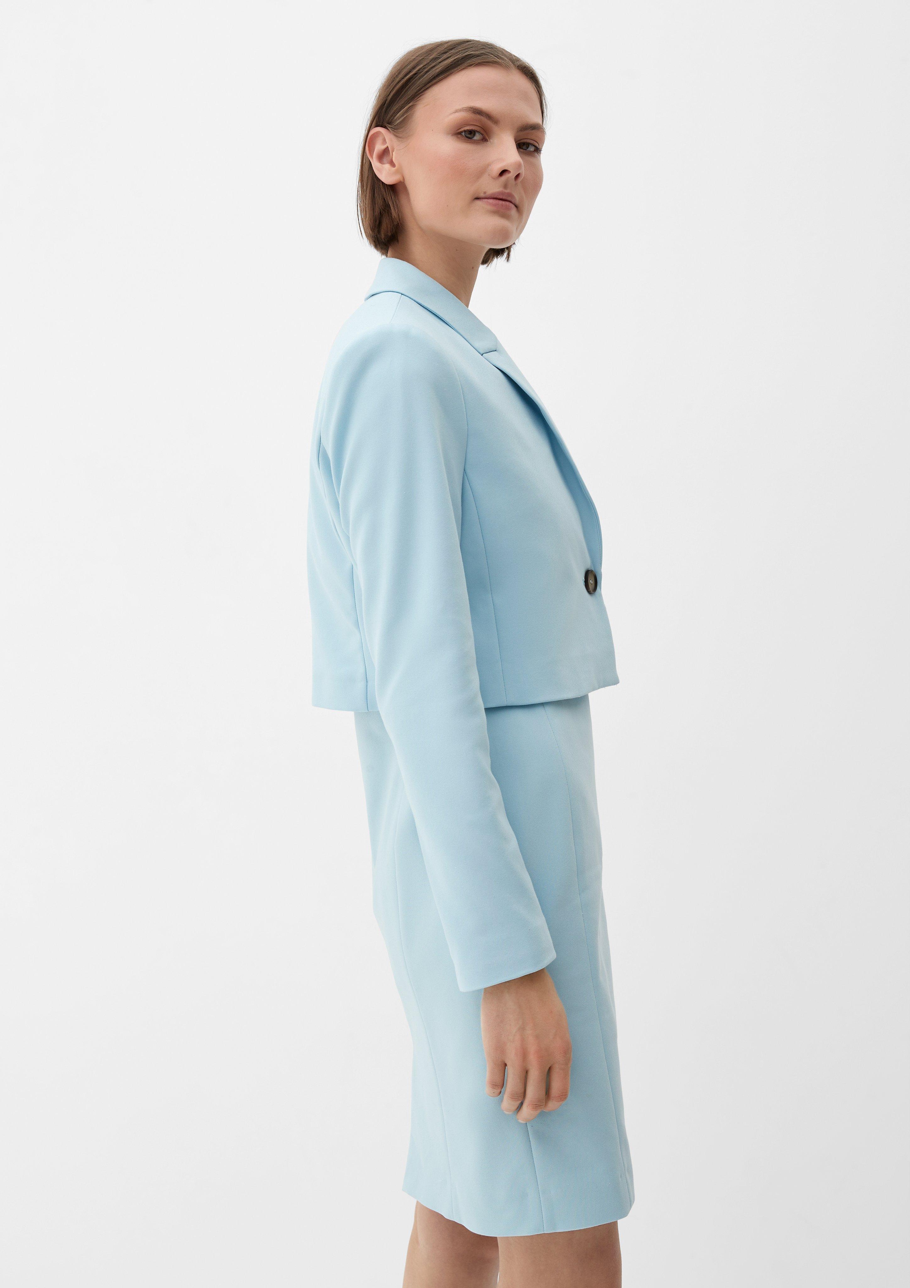 Cropped Blazer aus Baumwollmix  2132693-5145