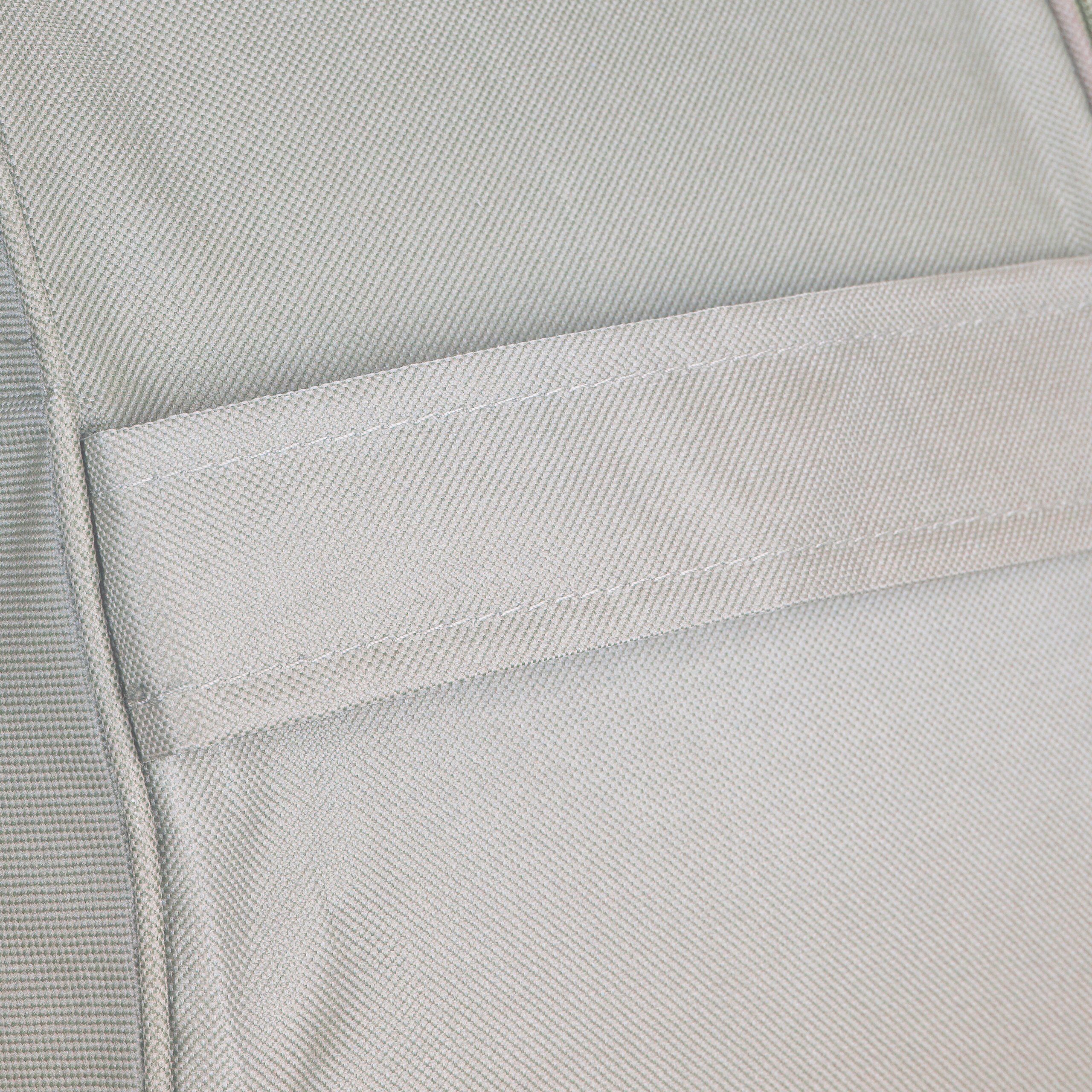 relaxdays Gartenlounge-Hocker Aufblasbarer Hocker in Creme