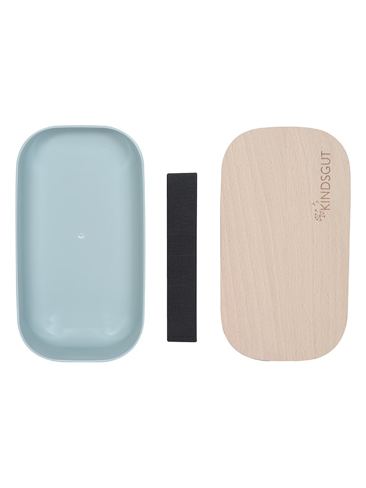 Kindsgut Lunchbox in Hellblau - (B)20,5 x (H)5,5 x (T)11,5 cm günstig kaufen onesize
