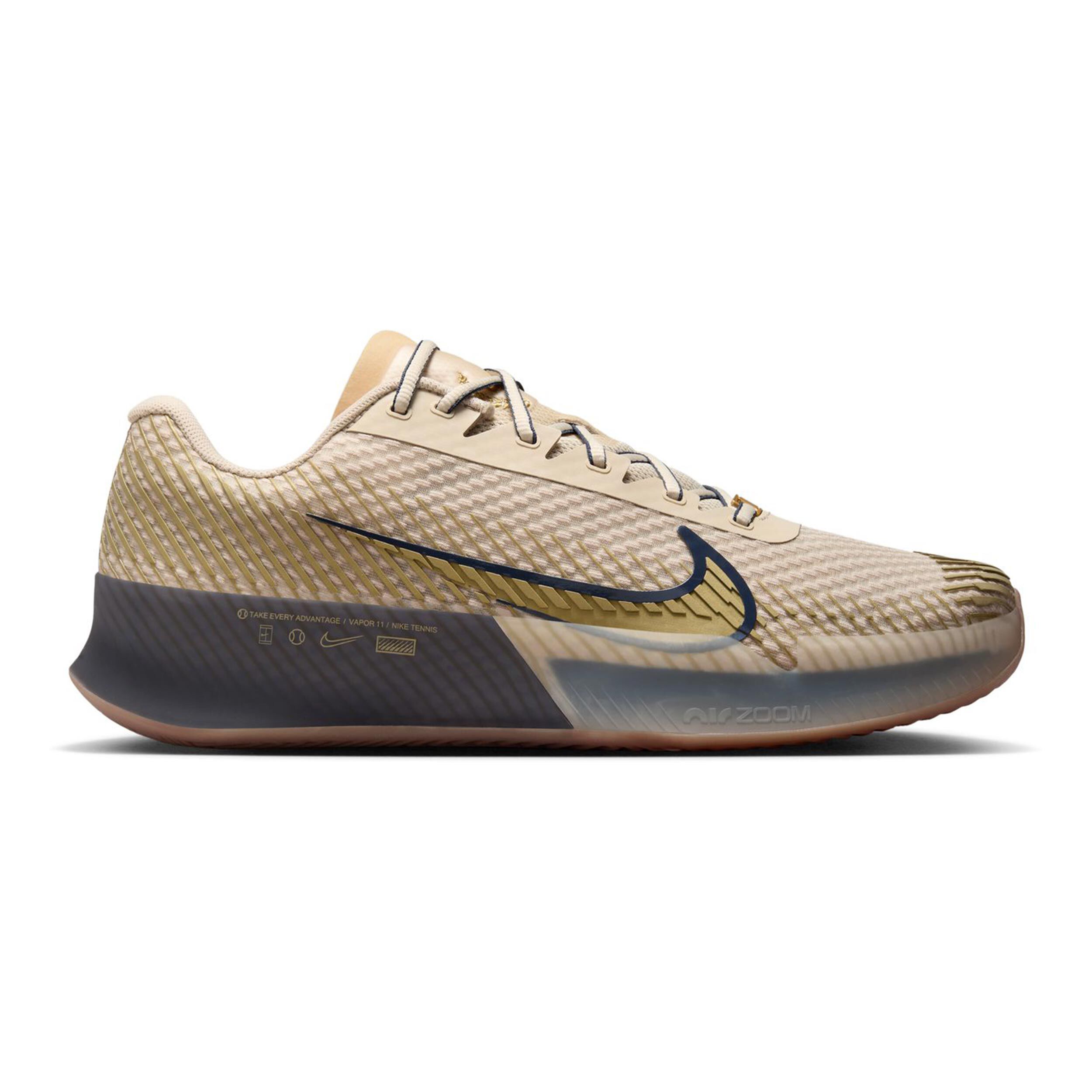 Air Zoom Vapor 11 PRM Sandplatzschuh Herren - Beige, Dunkelblau
