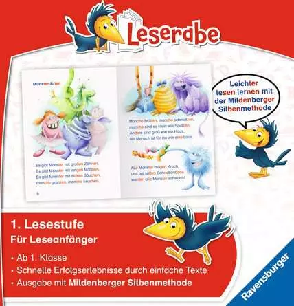 Leserabe mit Mildenberger Silbenmethode: Monstergeschichten