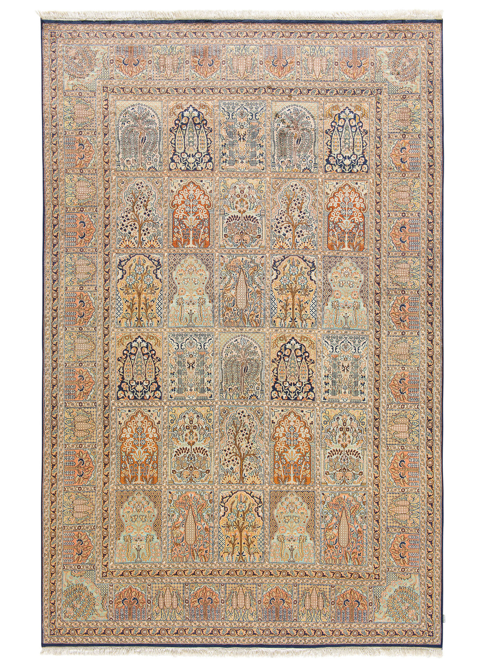 Kaschmir Seide 18/18 ca. 199 x 304 cm, Unikat / Einzelstück