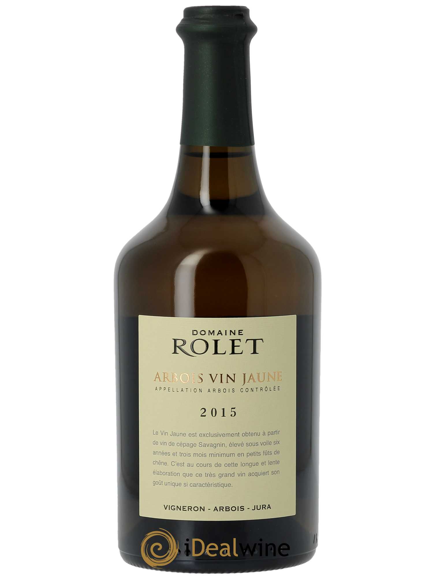 Arbois Vin Jaune Domaine Rolet  2015 - Lot de 1 Bouteille