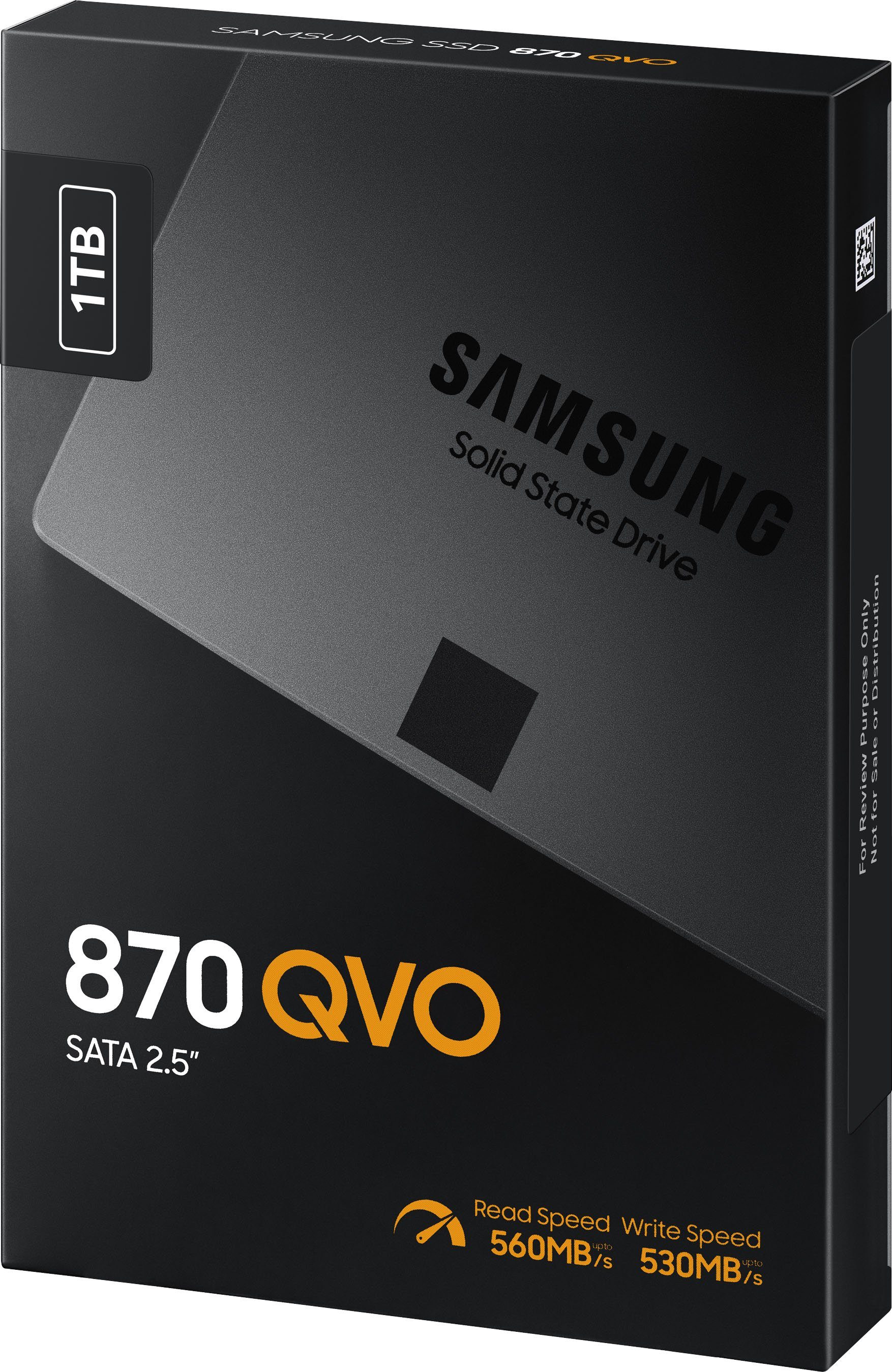 Samsung 870 QVO interne SSD (1 TB) 2,5