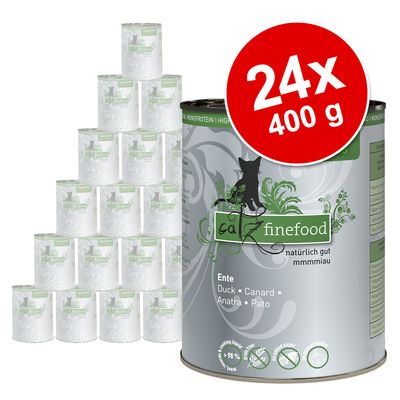 Sparpaket catz finefood Monoprotein zooplus 24 x 400 g
