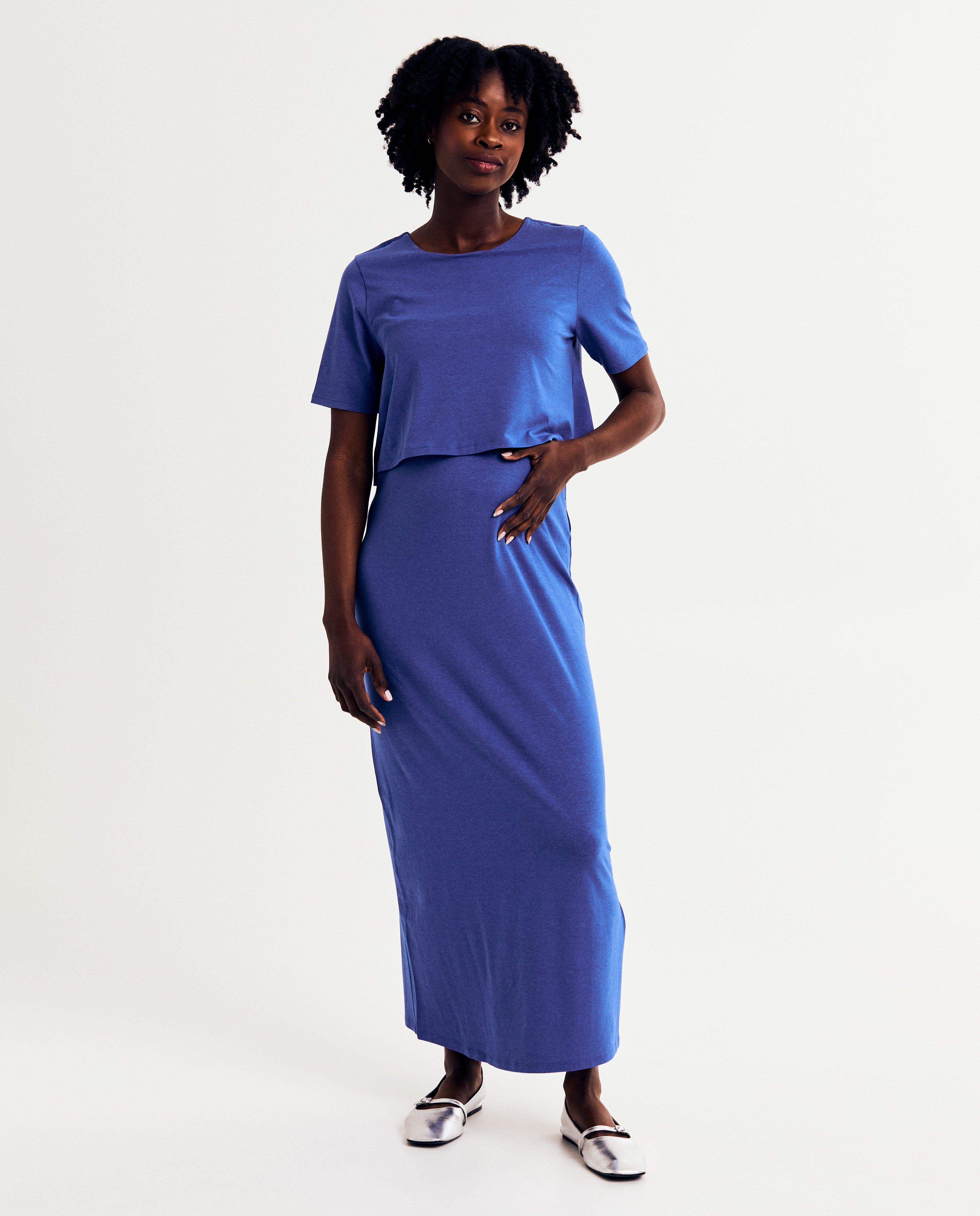 Atelier Maman Blue kismama ruha kék