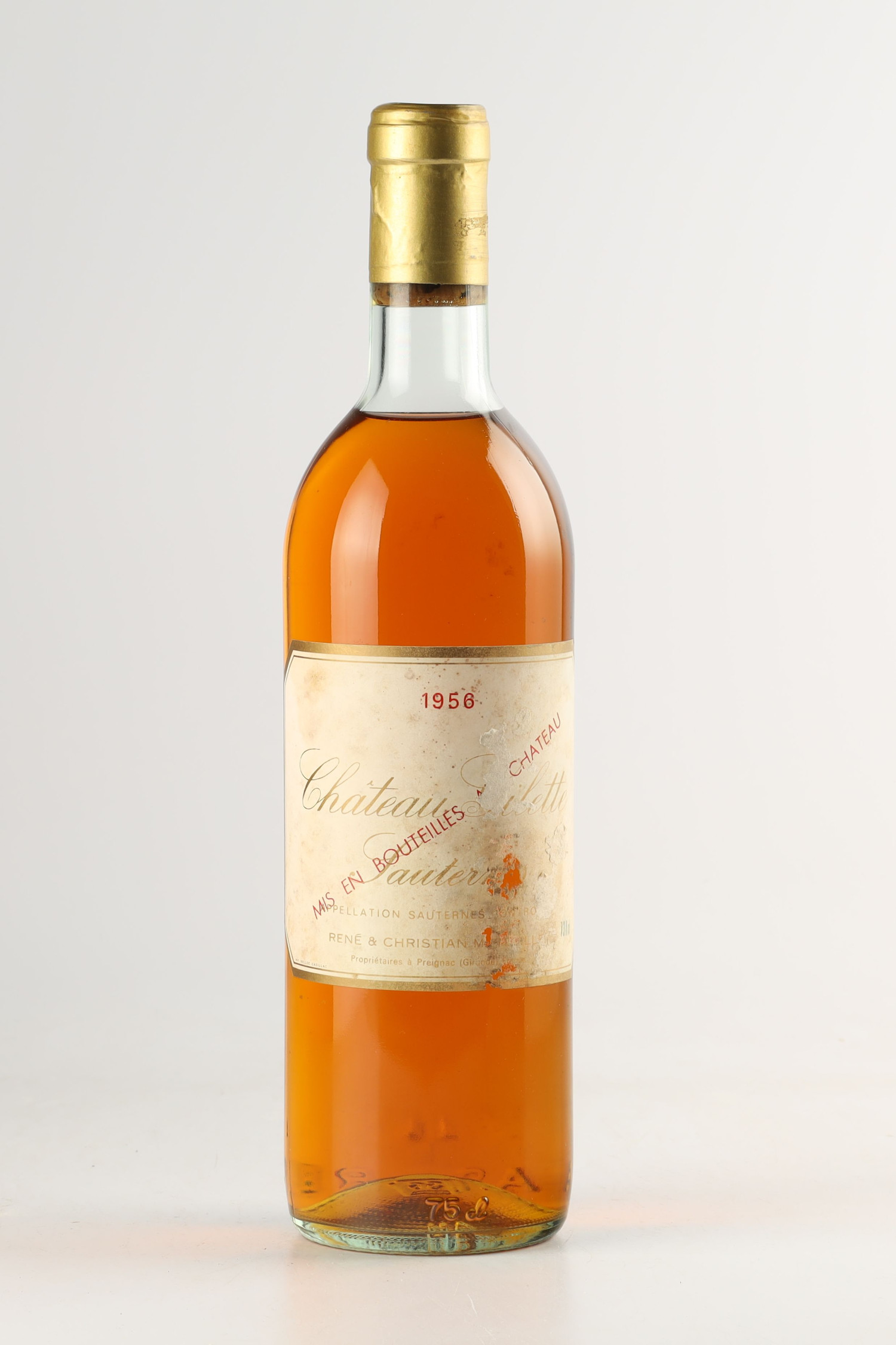 Château Gilette 1956, Sauternes