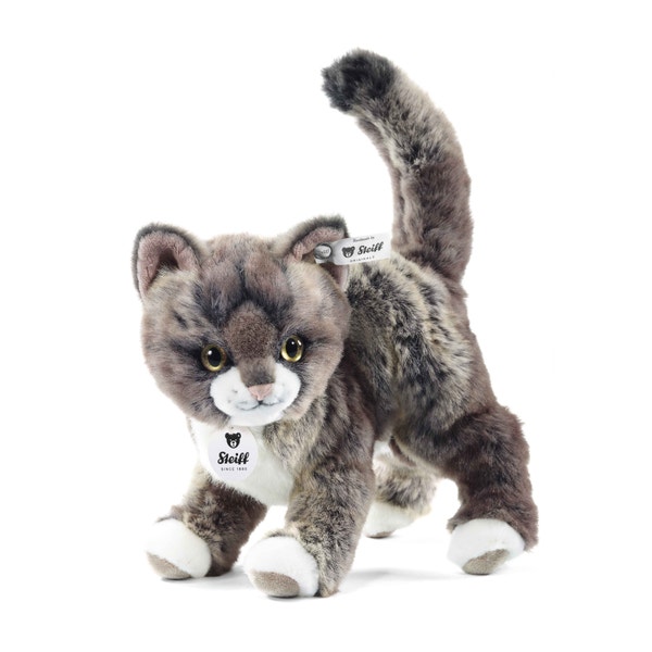 Kitty Katze, 25 cm, hellgrau