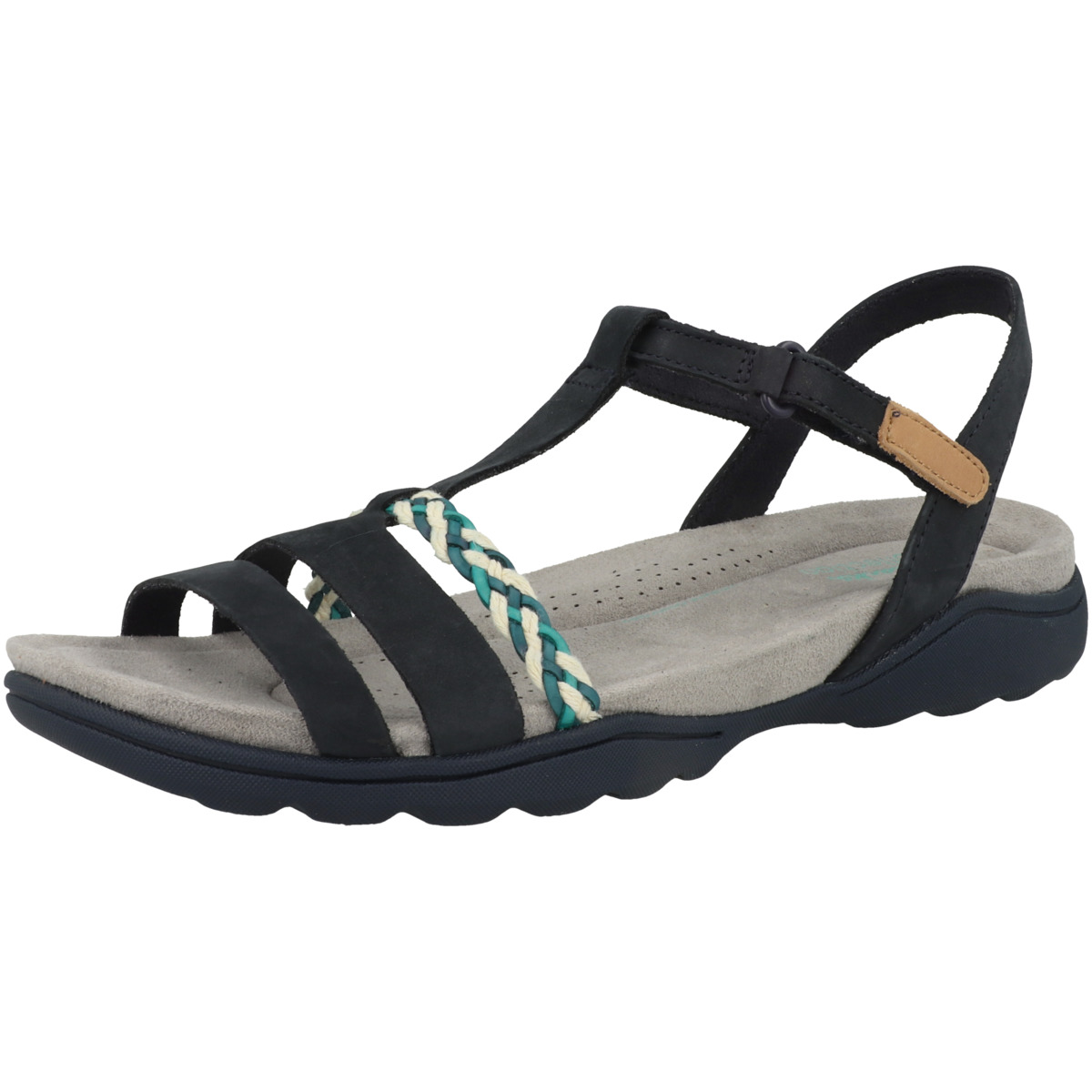 Clarks Amanda Tealite Sandale dunkelblau