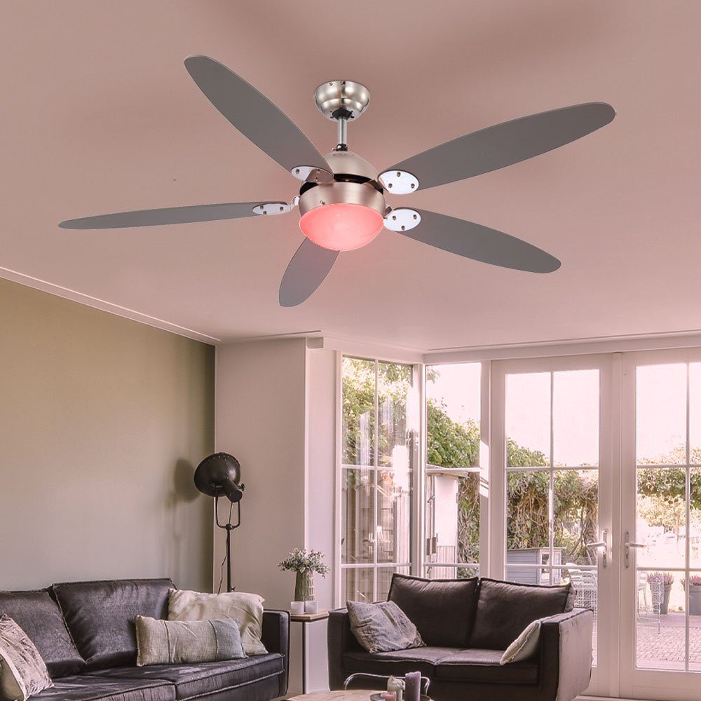 Globo Deckenventilator, Smart Home Decken Ventilator Alexa Google App Leuchte dimmbar im Set