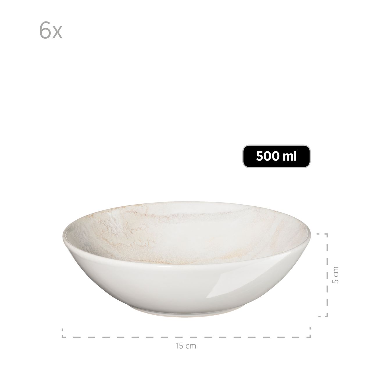 Mäser Serie Ossia, Salatset 7 teilig