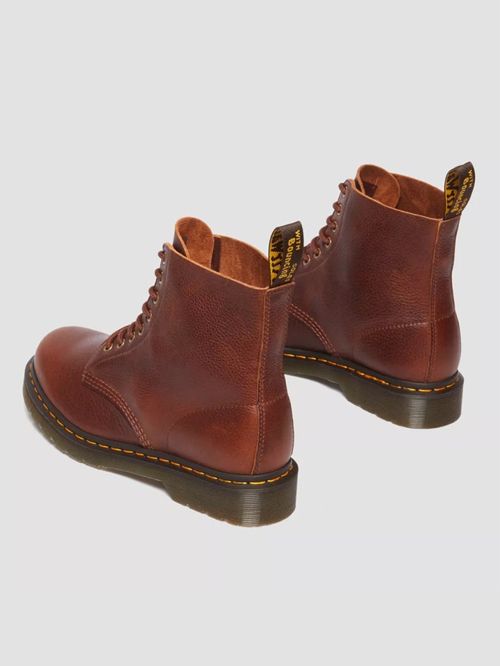 Dr. Martens Leder-Boots in Braun günstig kaufen