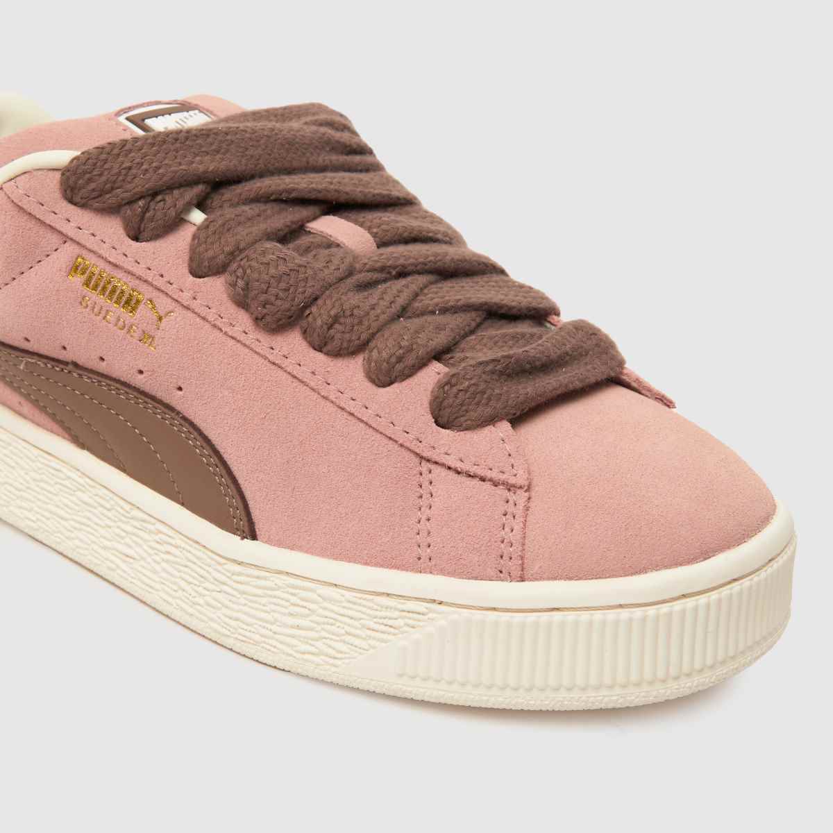 PUMA – Rosa XL-sneakers i mocka