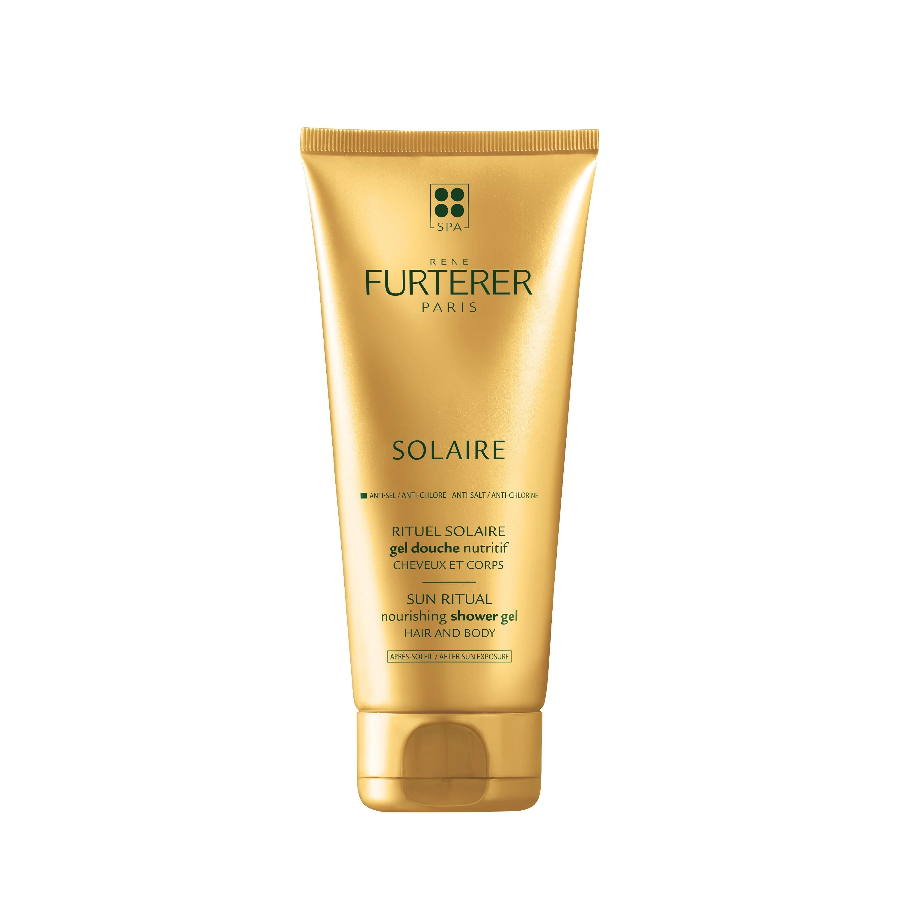 Solaire Gel Douche Nutritif Cheveux et Corps - Gel za tuširanje po sončenju, šampon za pogosto uporabo