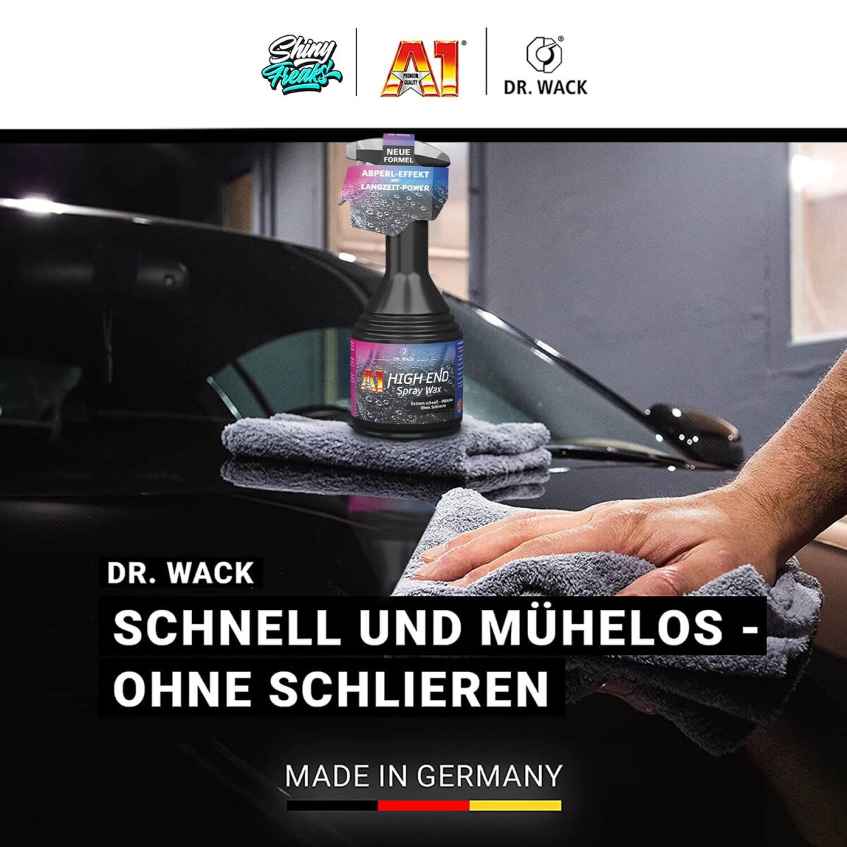 Dr. Wack A1 High End Spray Wax Lackversiegelung-Set