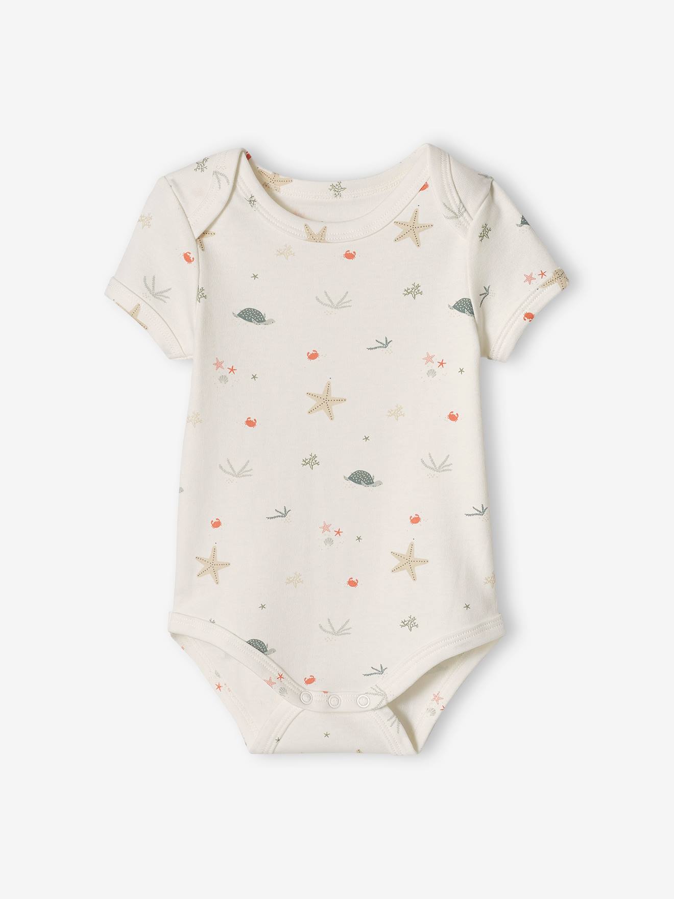 Vertbaudet 3er-Pack Baby Schlupfbodys Oeko-Tex - aqua