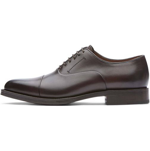 Lottusse Oxford Aus Anilin-Kalbsleder In Schwarz/Crust