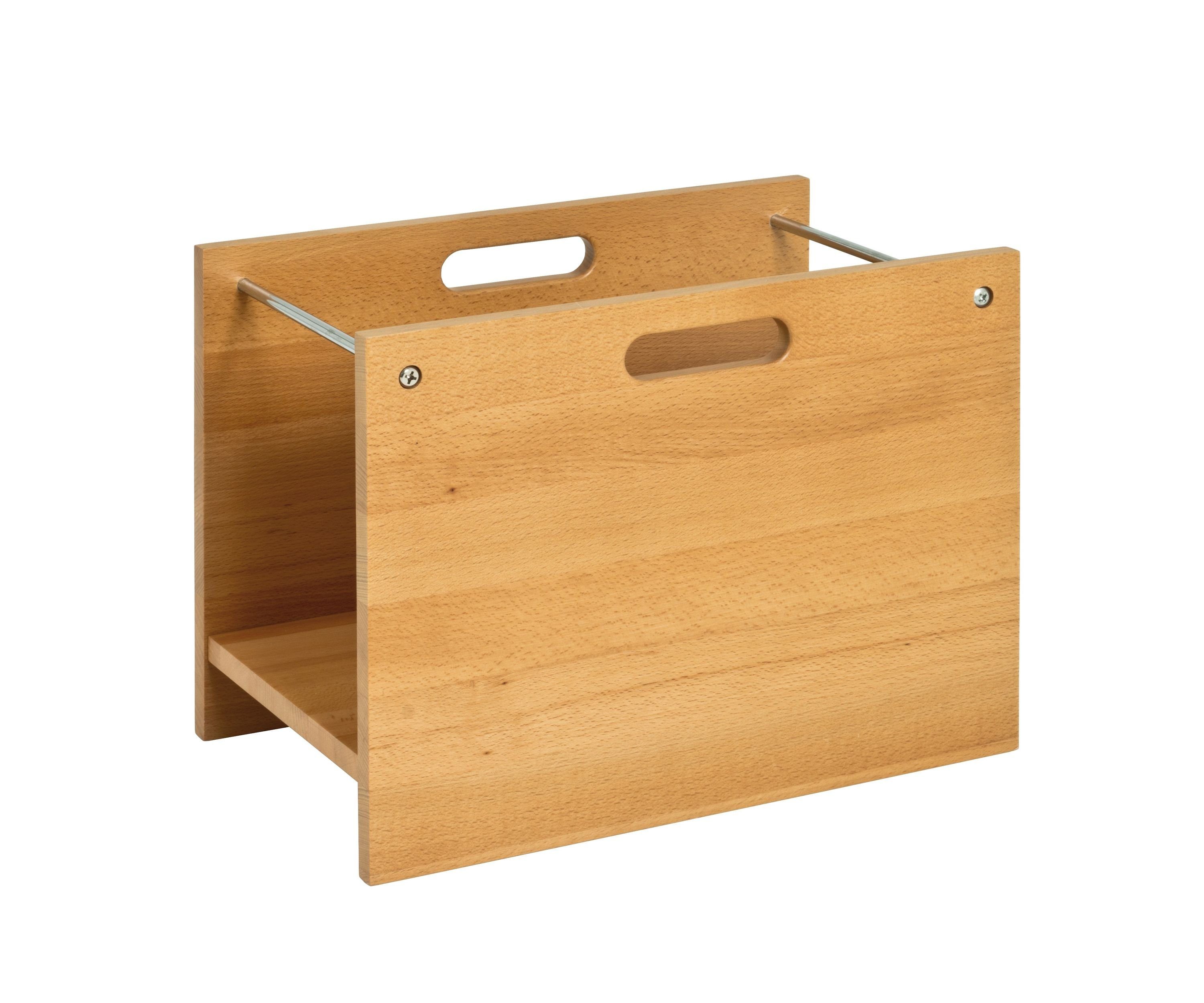 HAKU Zeitungsständer Zeitungsständer, HAKU Möbel Zeitungsständer (BHT 40x30x25 cm) BHT 40x30x25 cm beige
