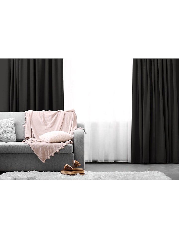 Lifa Living Vorhang in Anthrazit günstig kaufen 150x250 cm