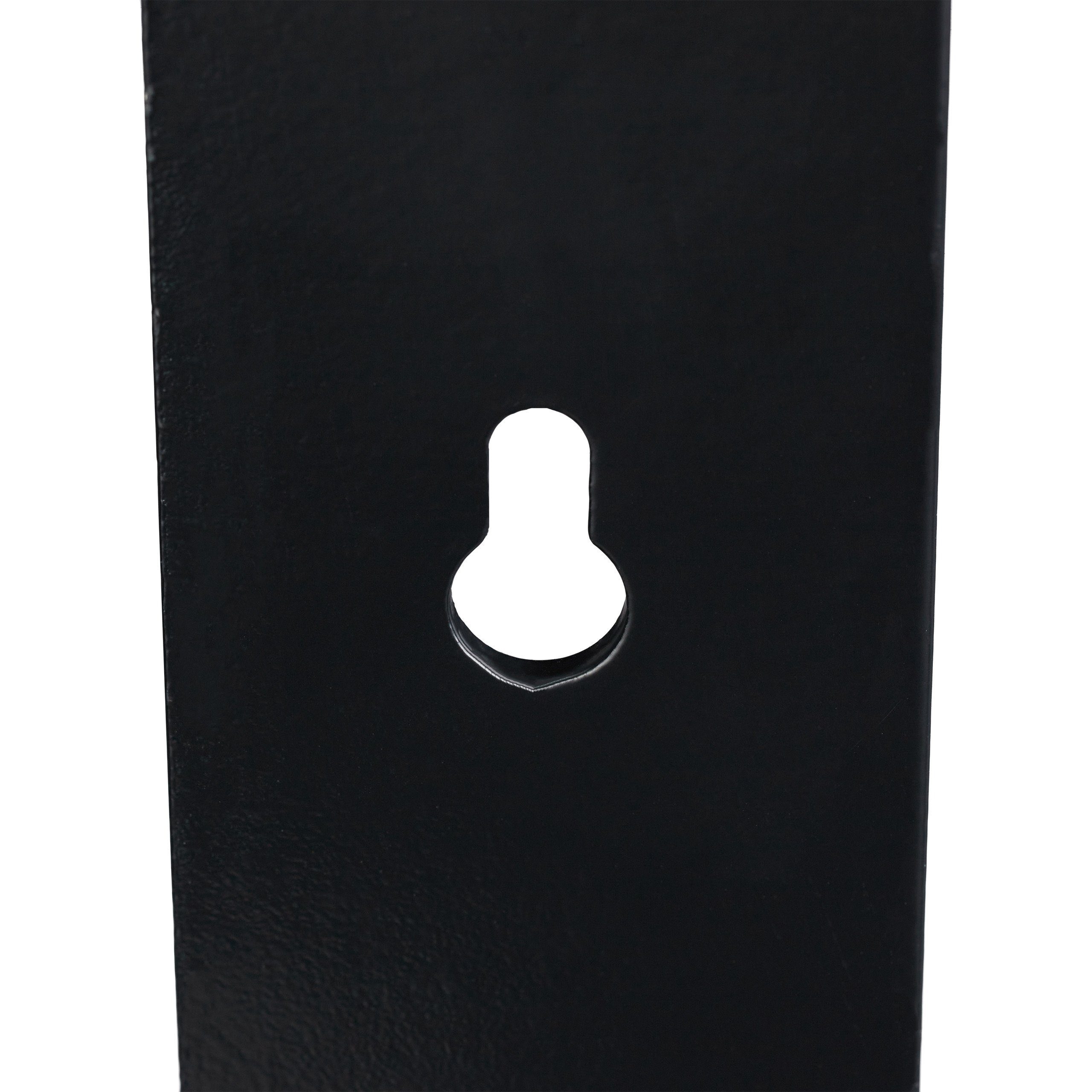 relaxdays Schlauchhalter Wand schwarz Schlauchhalterung
