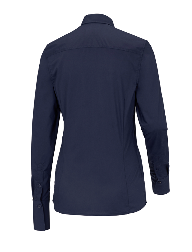 Business Bluse e.s.comfort, langarm