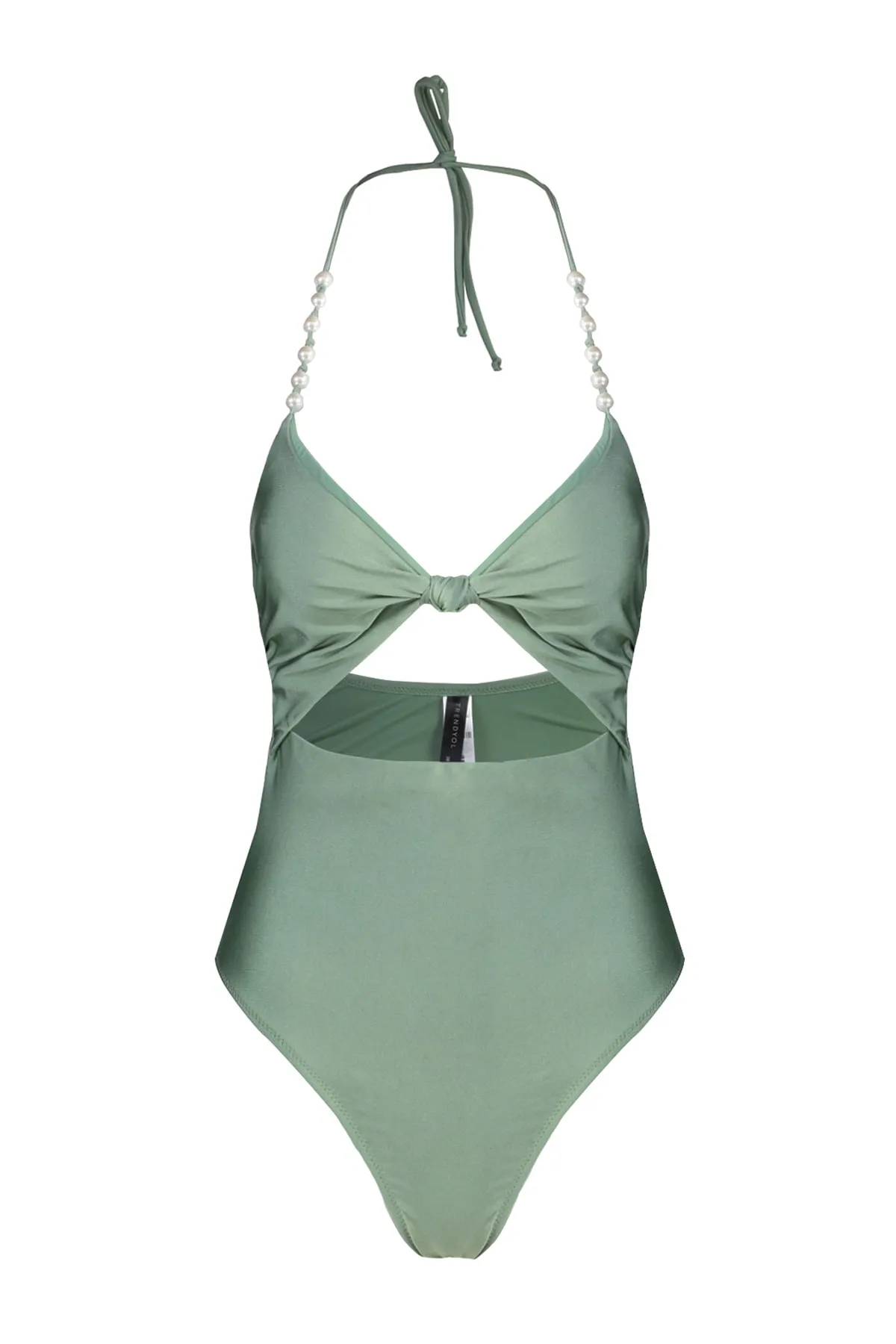 Trendyol Collection  Badeanzug - Khaki - Unifarben