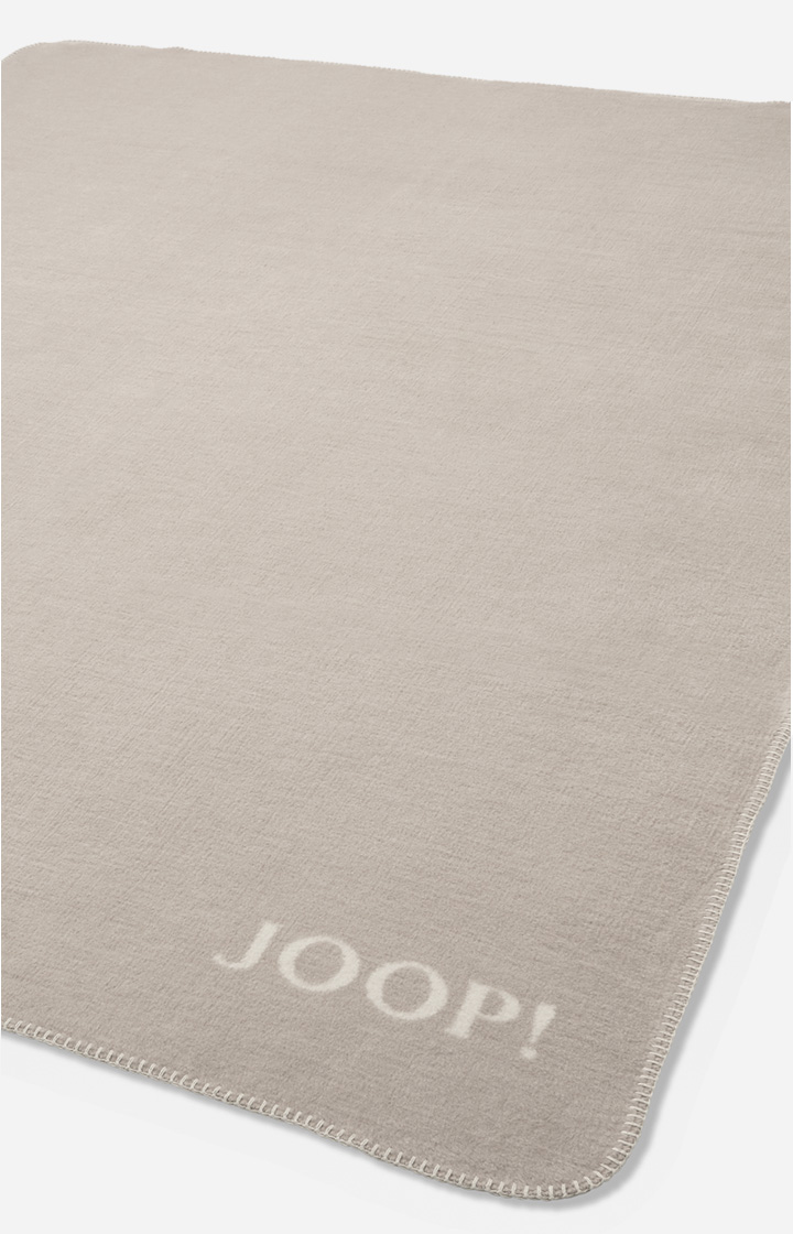 Wohndecke JOOP! UNI-DOUBLEFACE in Sand-Creme