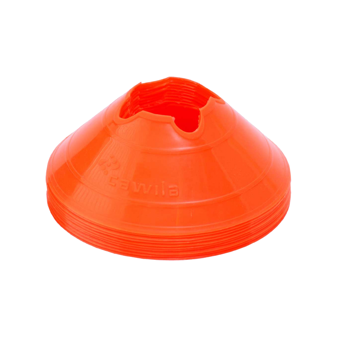 Cawila Markierungshauben M | 10er Set | Durchmesser 20cm, Höhe 6cm | orange
