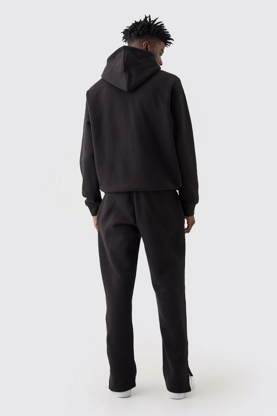 Man Jogginghose mit geteiltem Saum