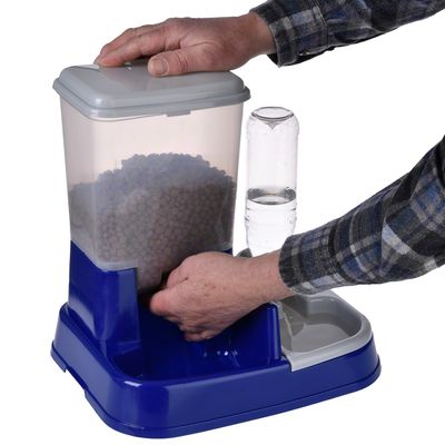 Wasser- und Futterautomat 2in1